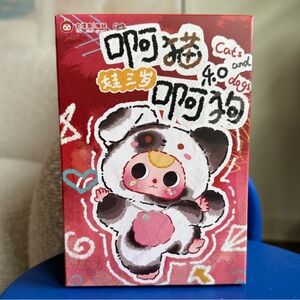 BRAND NEW Baby Three Cats & Dogs Series Plush Sealed Blind Box - 100% Authentic!